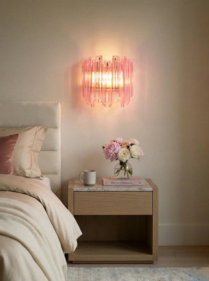 Palermo Prism Rosé Sconce