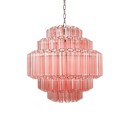 Palermo Rosé Crystal Round Chandelier