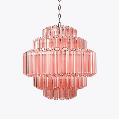Palermo Rosé Crystal Round Chandelier