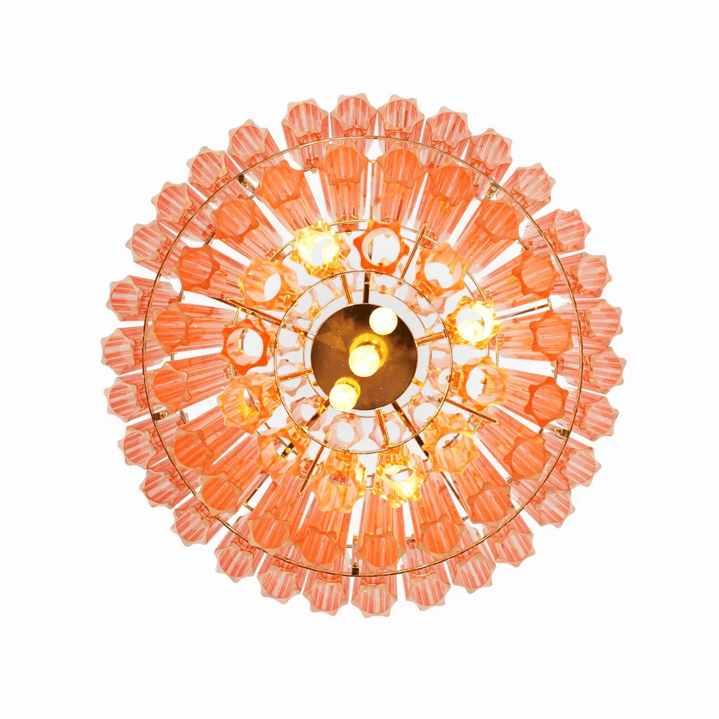 Palermo Rosé Crystal Round Chandelier