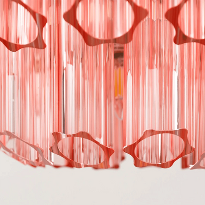 Palermo Rosé Crystal Round Chandelier