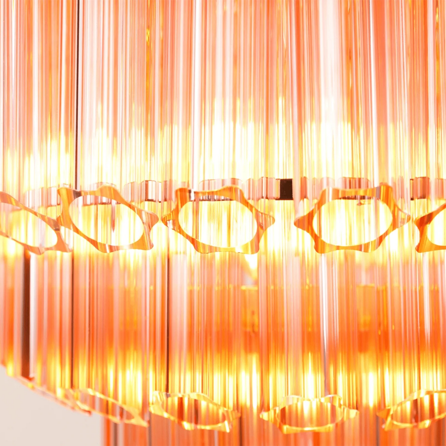 Palermo Rosé Crystal Round Chandelier