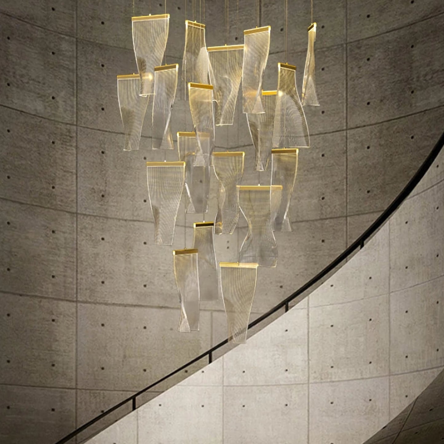 Postmodern Sculptural Chandelier