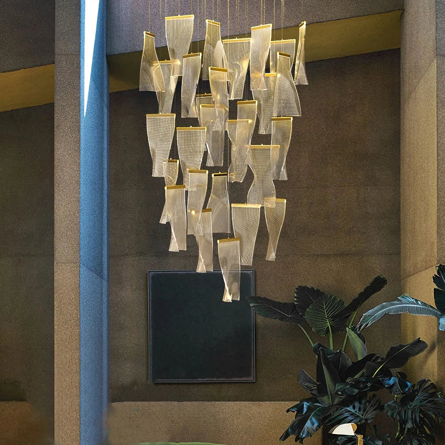 Postmodern Sculptural Chandelier