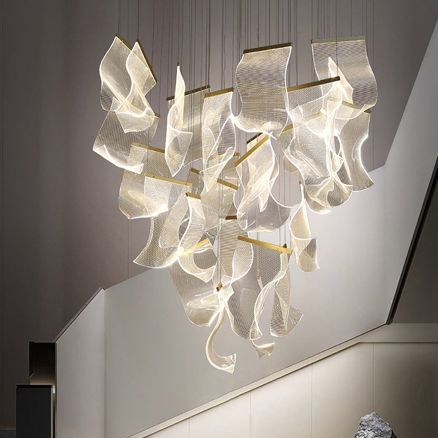 Postmodern Sculptural Chandelier