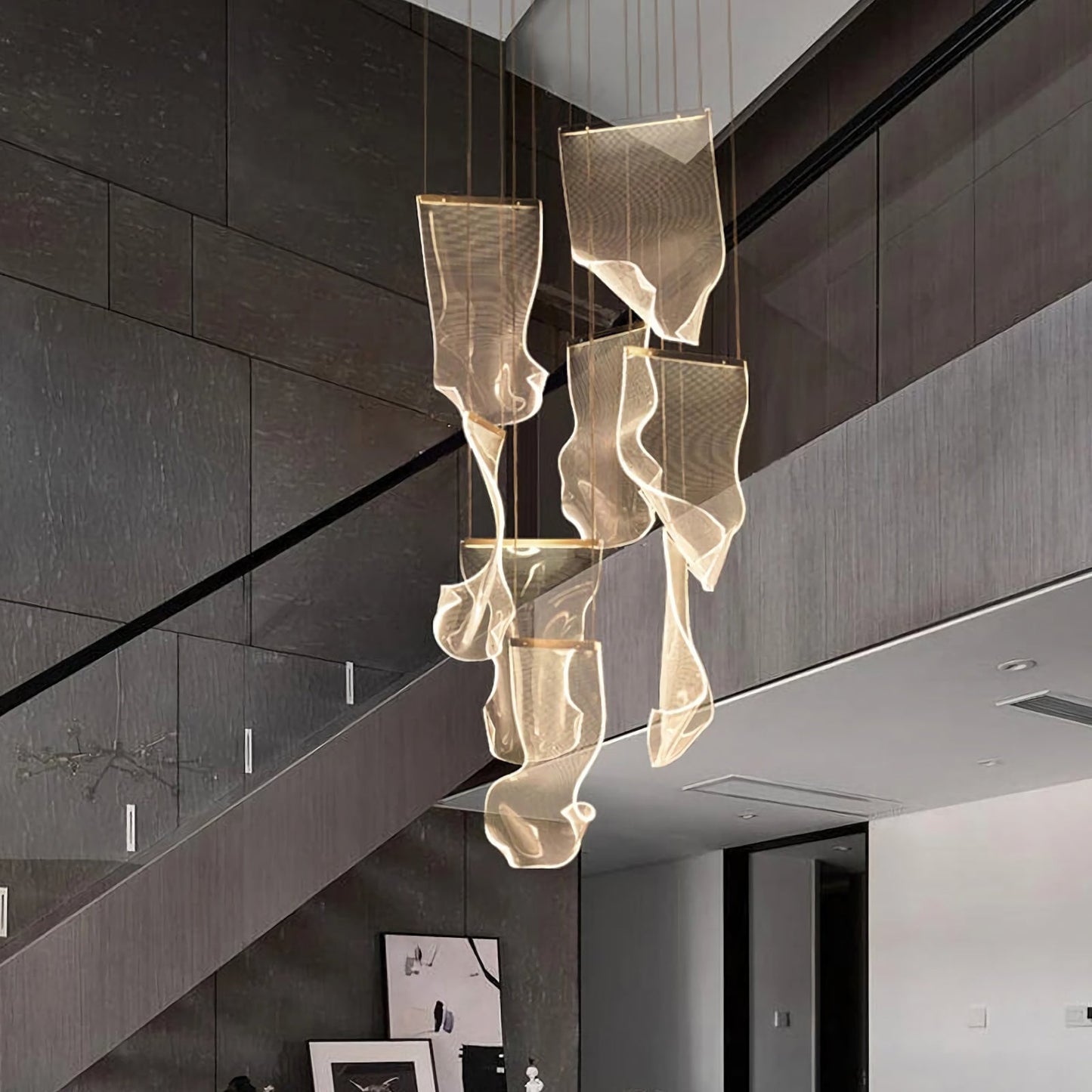 Postmodern Sculptural Chandelier