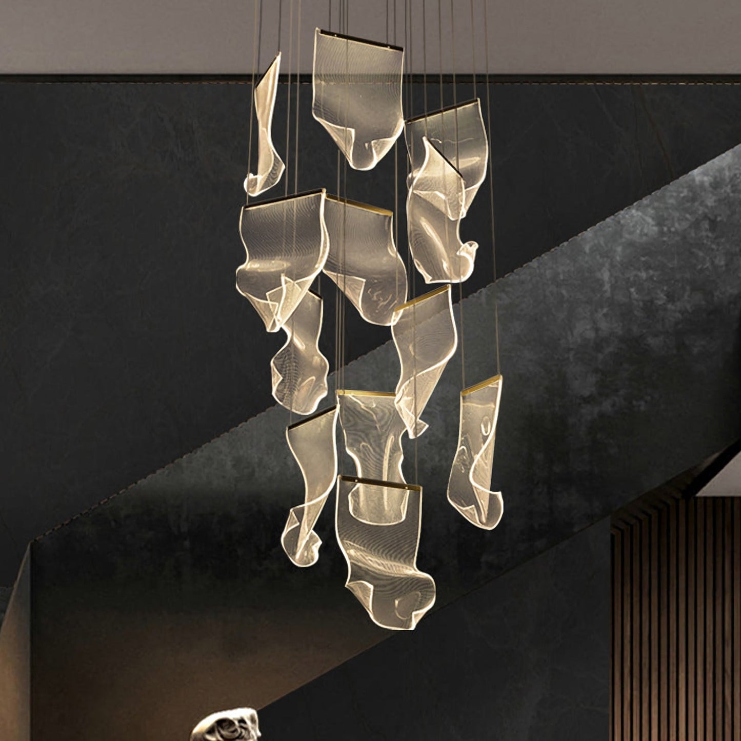 Postmodern Sculptural Chandelier