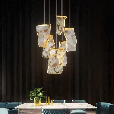 Postmodern Sculptural Chandelier