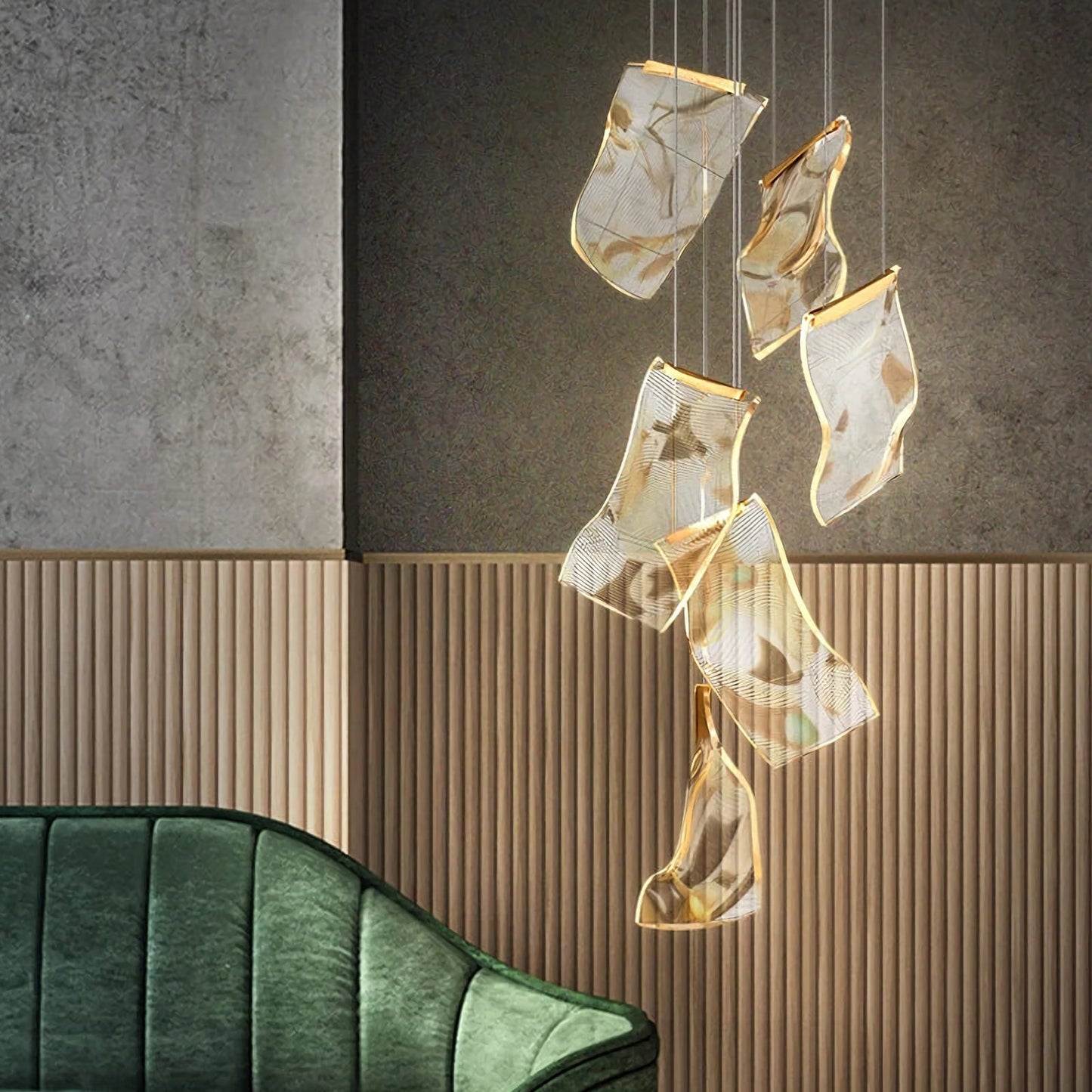 Postmodern Sculptural Chandelier