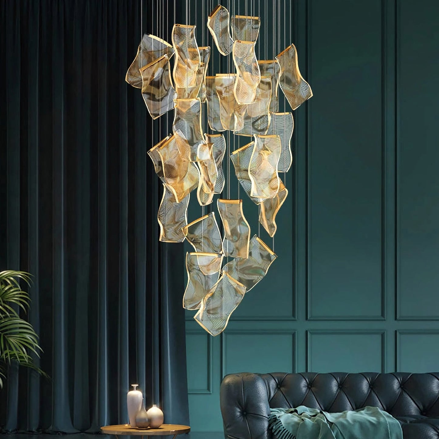 Postmodern Sculptural Chandelier