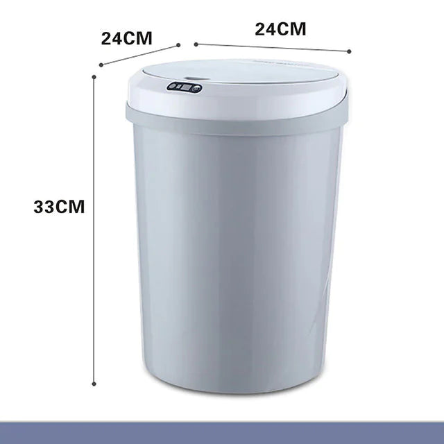 Smart 12L Trash Can for Office and Home Use