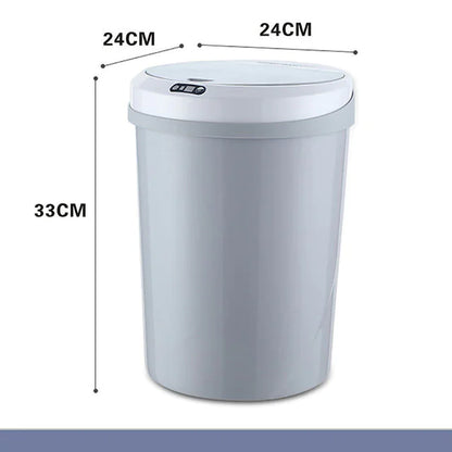Smart 12L Trash Can for Office and Home Use