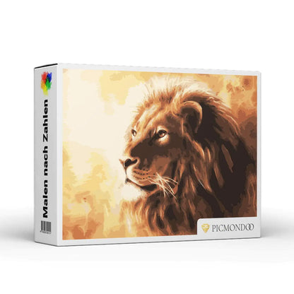 Digital Painting - Memory of the Lion Oil Artwork