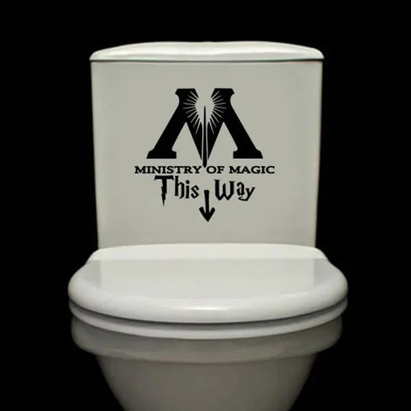 Toilet Wall Stickers, Wall Decals, Toilet Decals