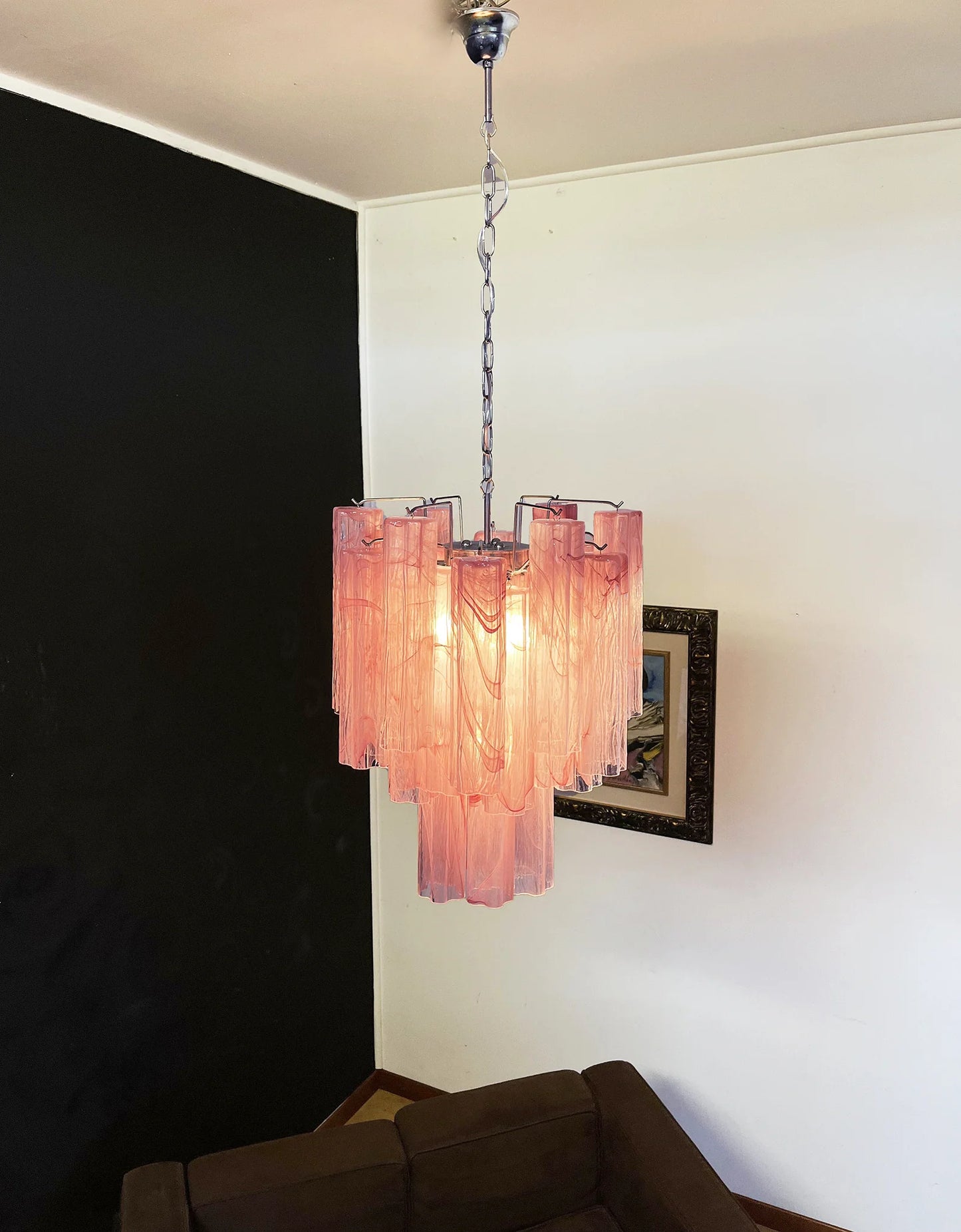 Rosso Nimbus Glass Chandelier