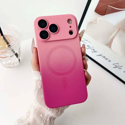 Colorful Gradient for Magsafe Wireless Charge Case for iPhone 17 Air 16 15 14 13 12 11 Pro Max Plus Soft Silicone Magnetic Cover
