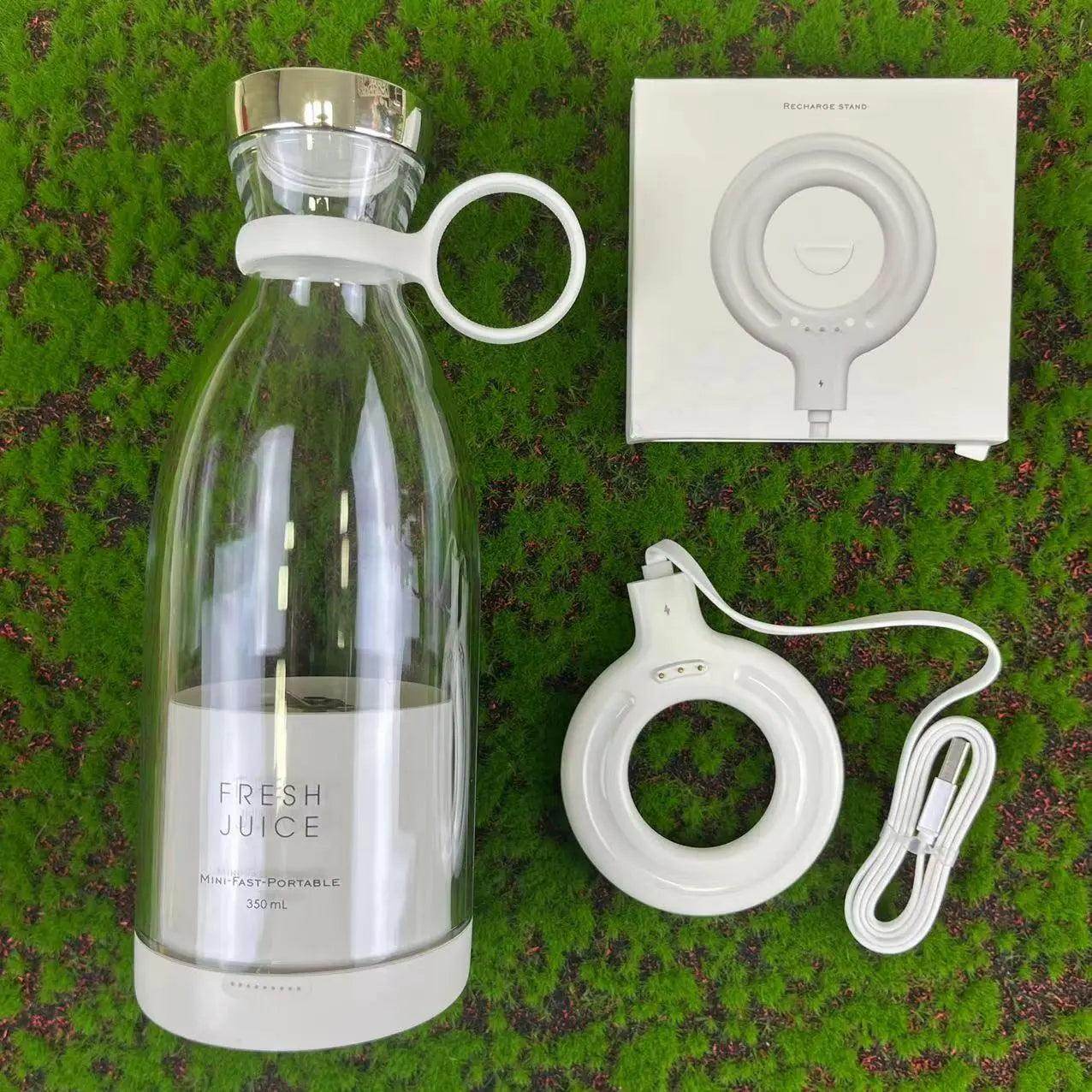 Portable Mini Juice Blender Bottle with Wireless Charging