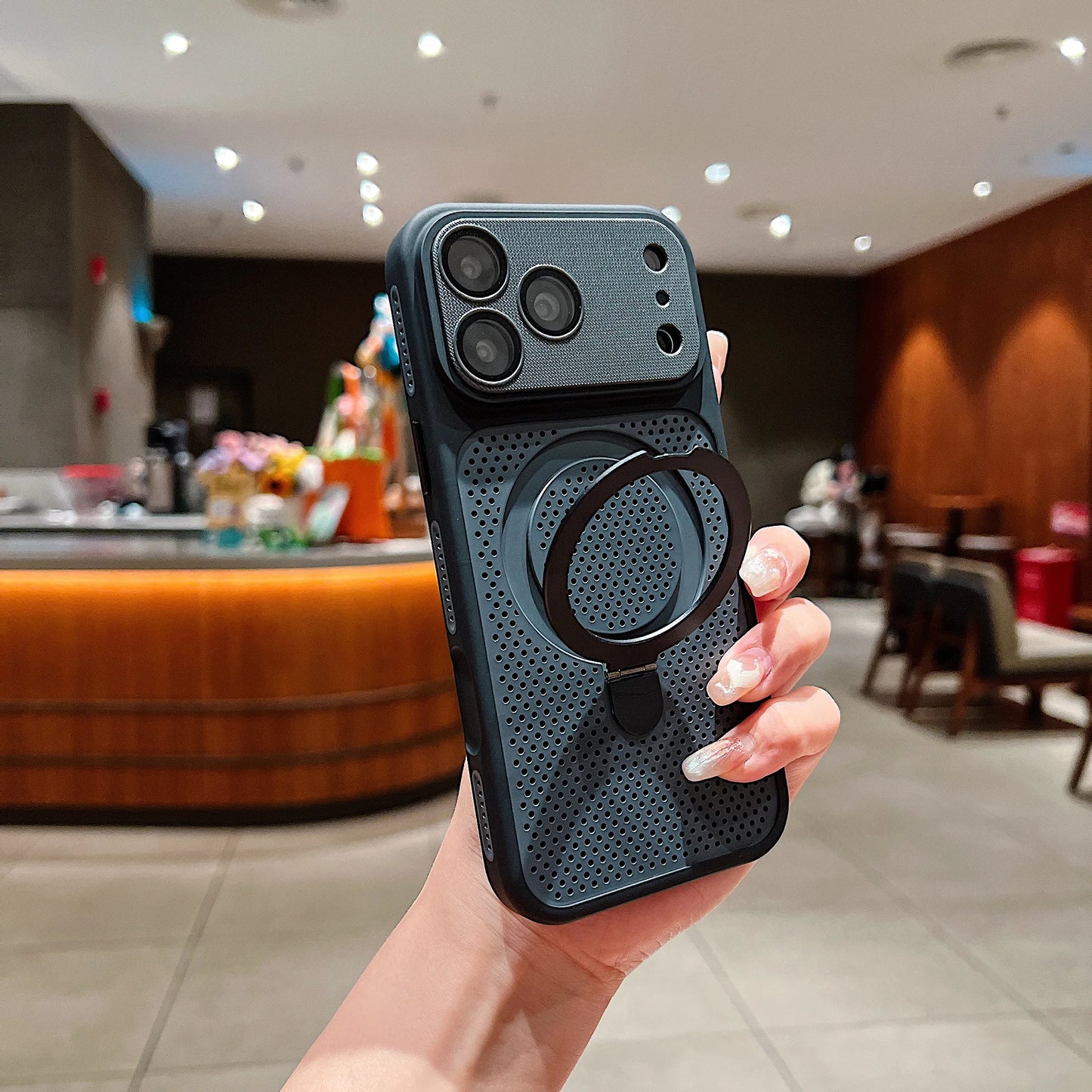 CoolArmor Mesh – Magnetic Stand iPhone Case