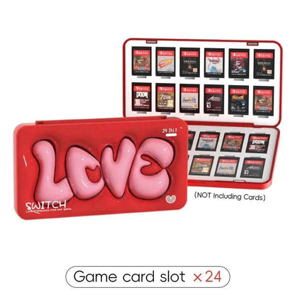 DATA FROG 24 in 1 Game Card Case Protective Holder Hard Shell Game Card Storage Box For Switch/Lite/Oled Accessories