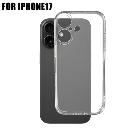17Pro Shockproof Phone Cases Transparent Corner Protectors Phone Cover for IPhone 17/17 Air/17 Pro/17 ProMax Anti-scratch Case