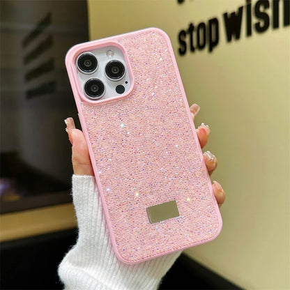 Luxury Shiny Diamond Phone Case For iPhone 16 15 14 Pro Max Plus 16SE 13 12 11 Fashion Star Diamond Soft Rubber Protective Cover