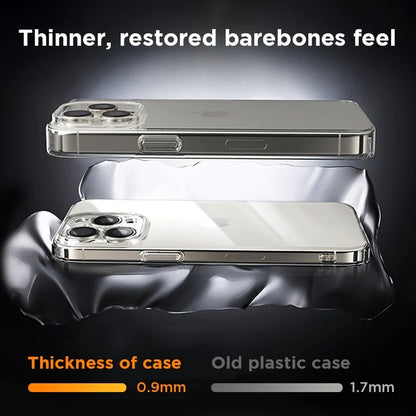 Joyroom Case For iPhone 16 15 Pro Max Case Crystal Transparent PC Anti-Yellow Lens Protection Cover For iPhone 16 Pro Max Case