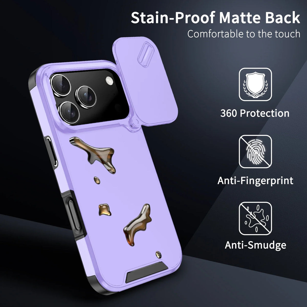 Anti-collision Shockproof Case For iPhone 17 Pro Max 17Air 17Pro 16E Cover Slide Camera Protective Cases For iPhone 17 Air Cover