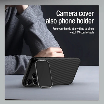 Nillkin for iPhone 17 Pro Max / 17 Pro Case CamShield Prop Camera Cover Transparent Stand Protection Back Cover Phone Case
