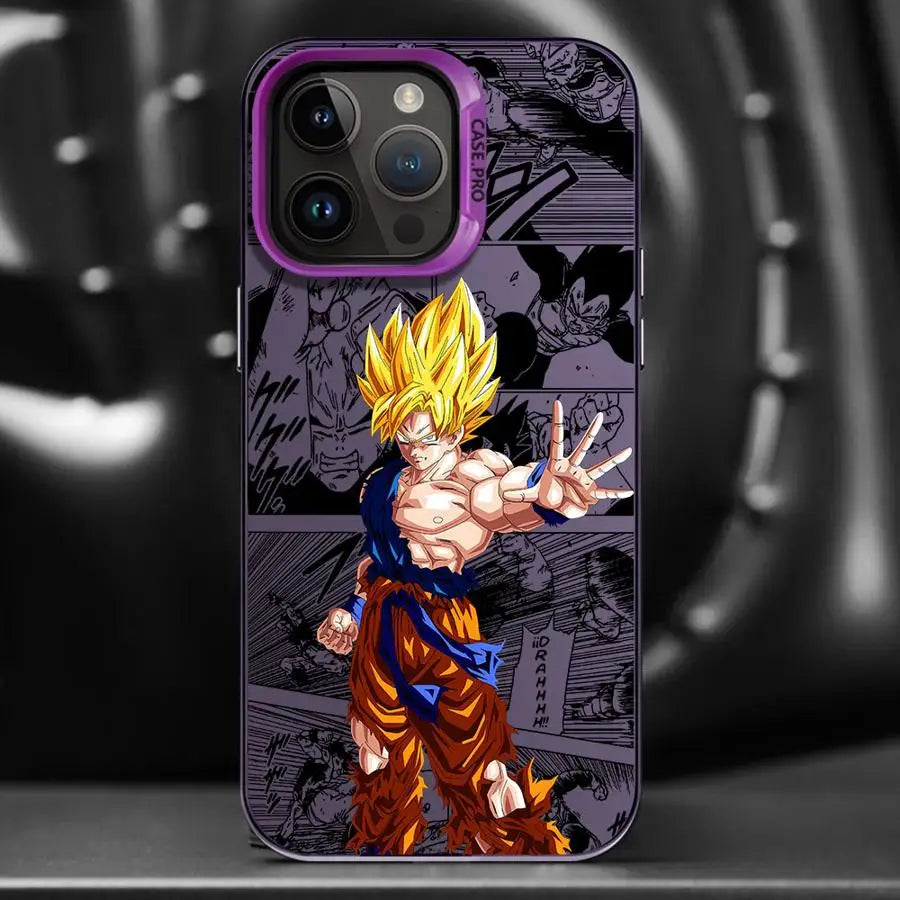 Anime-D-Dragons Balls Phone Case for iPhone 12 Pro 16 15 Plus XR 13 XS Max 16e 14 Pro X 11 Pro Max 11 Pro Soft Cover