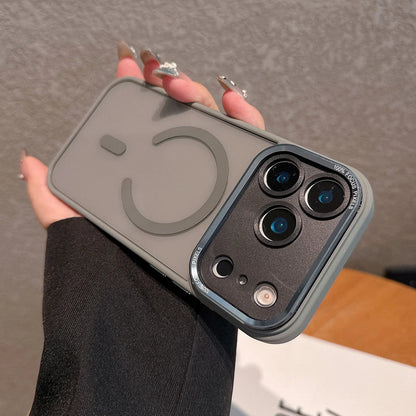 Clear Magnetic Phone Case for iPhone 17 11 12 13 16 Pro Max Air 14 15 16 Plus Magsafe Luxury Wireless Charging Protector Cover