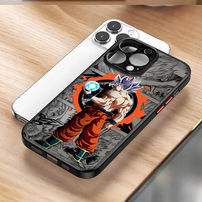 Soft Cover Case for iPhone XR 14 15 Pro MAX XS 11 Plus 11 12 13 Mini 8 7 SE 16 14Pro 12Pro 16 Plus Dragons Balls Goku DBZ
