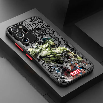 Spidermann Ironmann case for Samsung Galaxy Note 10 Plus 8 9 S21 S22 S23 S24 Ultra Note 20 Ultra
