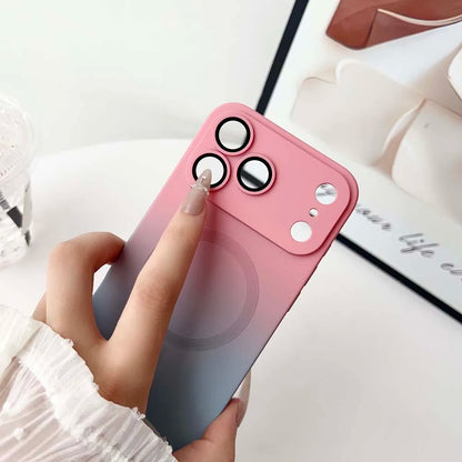 Colorful Gradient for Magsafe Wireless Charge Case for iPhone 17 Air 16 15 14 13 12 11 Pro Max Plus Soft Silicone Magnetic Cover
