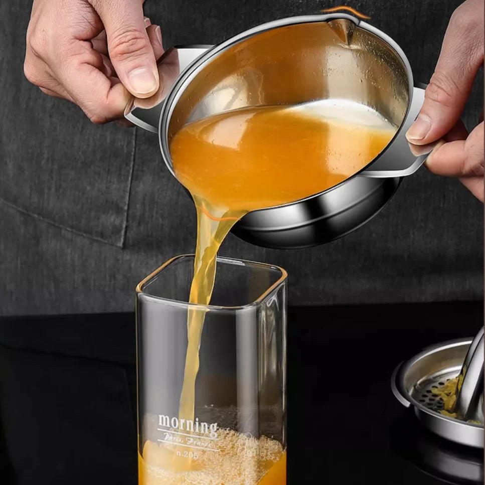 Stainless steel juicer, household manual juicer, lemon orange lemon squeezer, press type juicer, fruit juice homemade tool