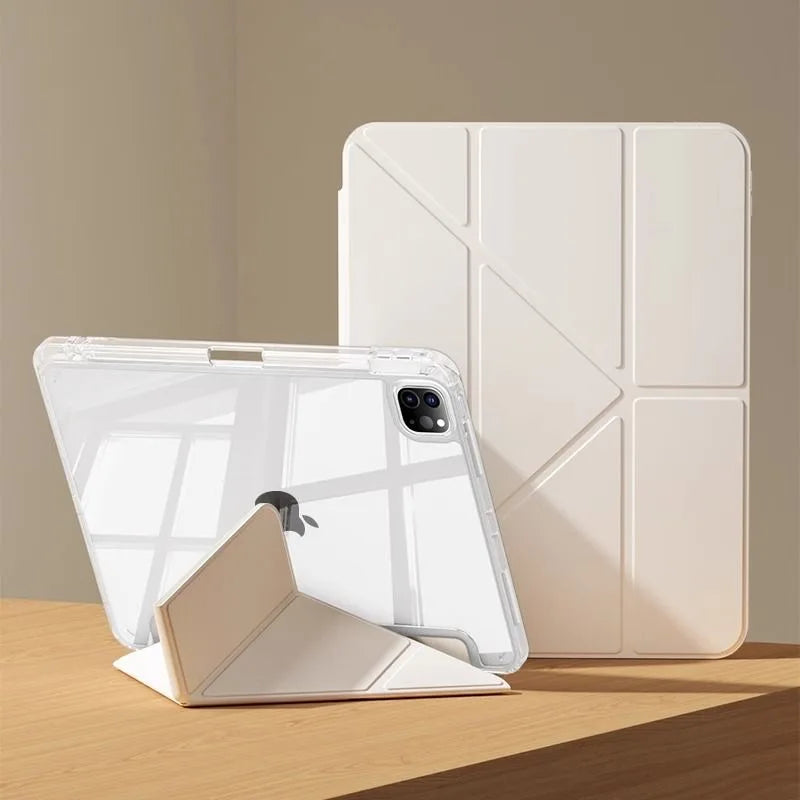 For iPad Air 5 Air 6 A16 11th M3 iPad Pro 11 12.9 13 10 Gen 10.5 10.2 9th 8th 6th 5th 9.7" Mini 7 6 Smart Case with Pen Holder