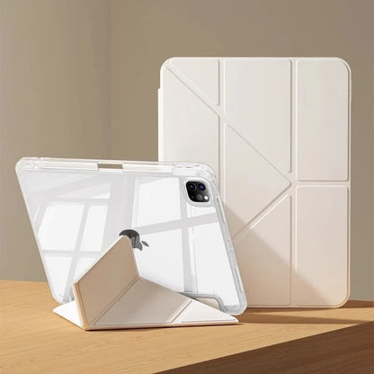 For iPad Air 5 Air 6 A16 11th M3 iPad Pro 11 12.9 13 10 Gen 10.5 10.2 9th 8th 6th 5th 9.7" Mini 7 6 Smart Case with Pen Holder