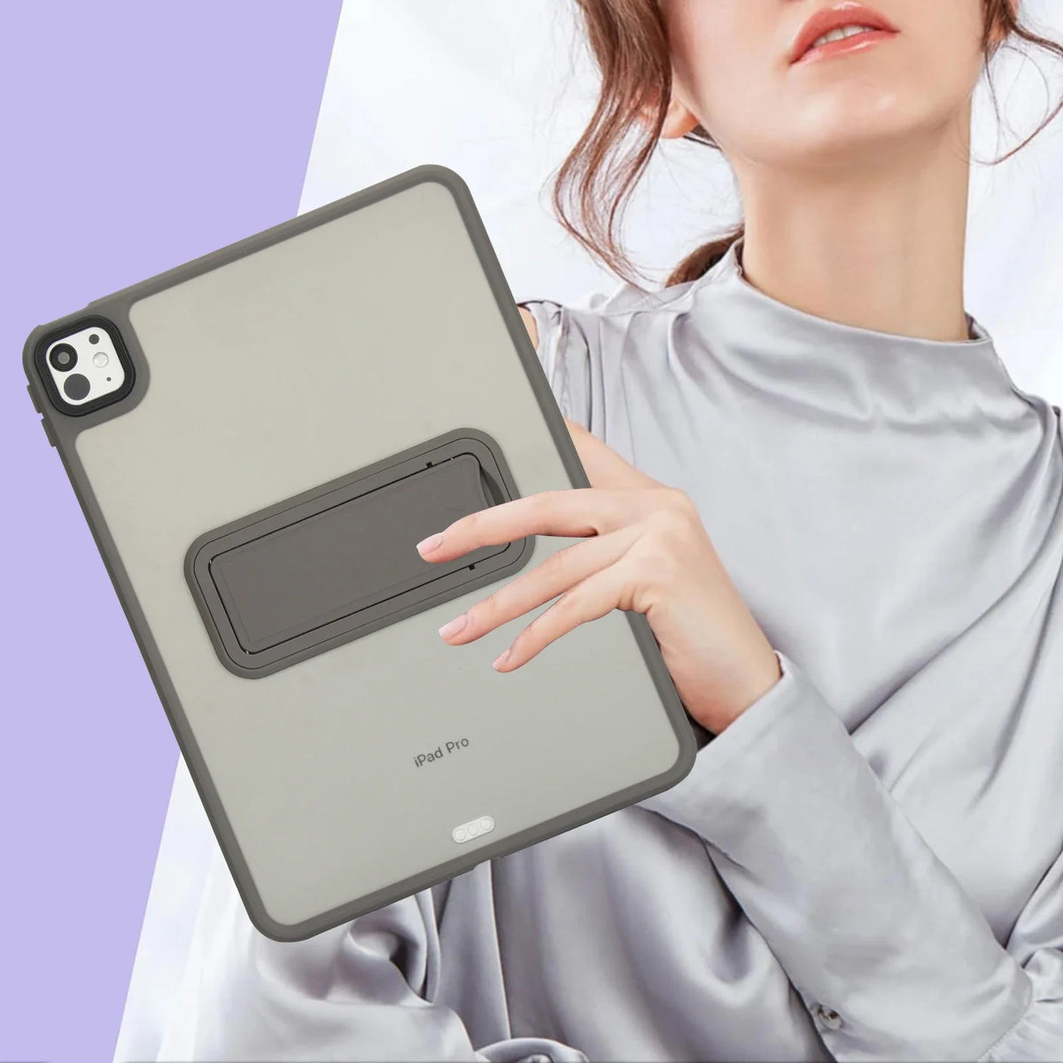Matte Stand Case For iPad Pro Air 4 5 6 7 8 9th 10th Generation Cases 2024 Translucent 10.2 10.9 11 inch Mini Kickstand Cover