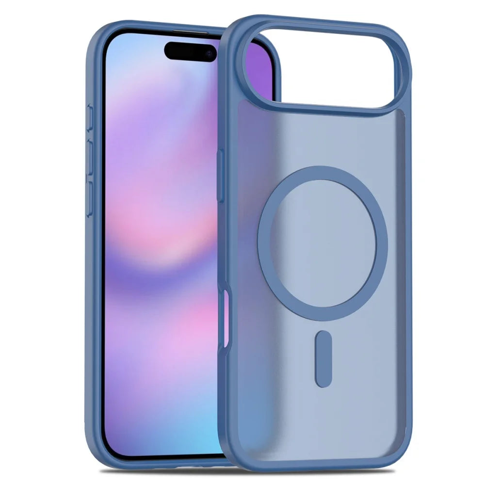 Matte For Magsafe Magnetic Case For iPhone 17 Air 16 15 14 13 12 11 Pro Max Plus SE4 16e Mini Wireless Charge Hard Armor Cover
