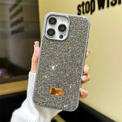 Luxury Shiny Diamond Phone Case For iPhone 16 15 14 Pro Max Plus 16SE 13 12 11 Fashion Star Diamond Soft Rubber Protective Cover