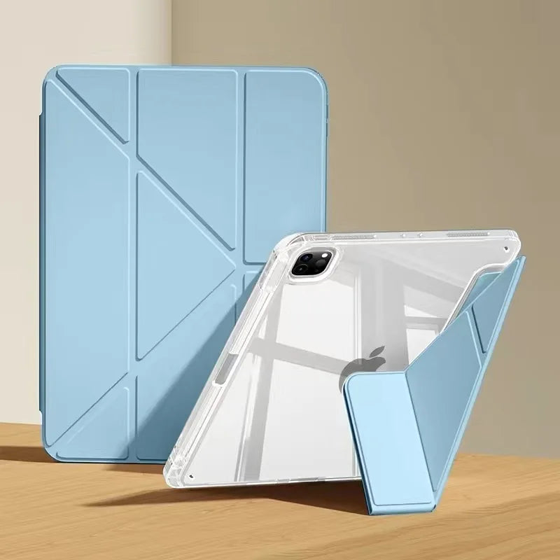 For iPad Air 5 Air 6 A16 11th M3 iPad Pro 11 12.9 13 10 Gen 10.5 10.2 9th 8th 6th 5th 9.7" Mini 7 6 Smart Case with Pen Holder