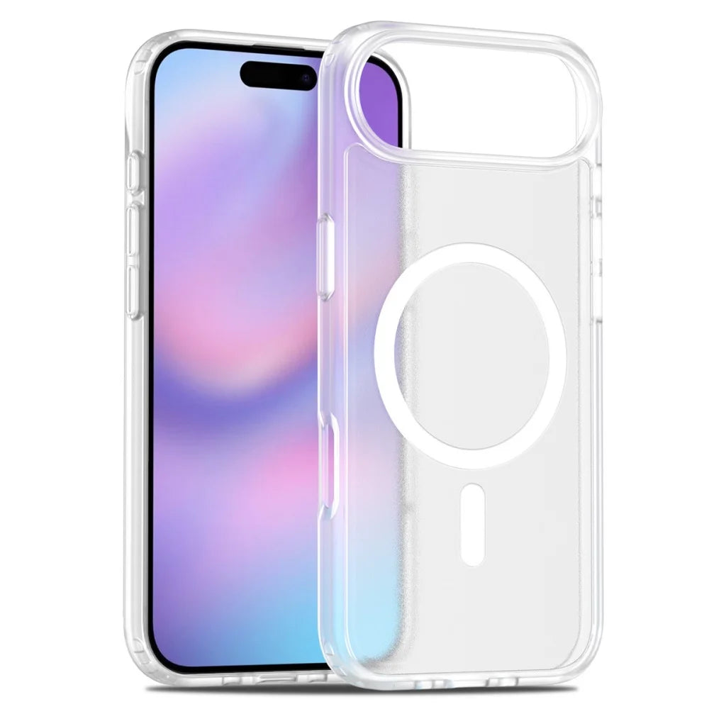 Matte For Magsafe Magnetic Case For iPhone 17 Air 16 15 14 13 12 11 Pro Max Plus SE4 16e Mini Wireless Charge Hard Armor Cover