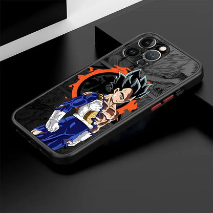 Soft Cover Case for iPhone XR 14 15 Pro MAX XS 11 Plus 11 12 13 Mini 8 7 SE 16 14Pro 12Pro 16 Plus Dragons Balls Goku DBZ