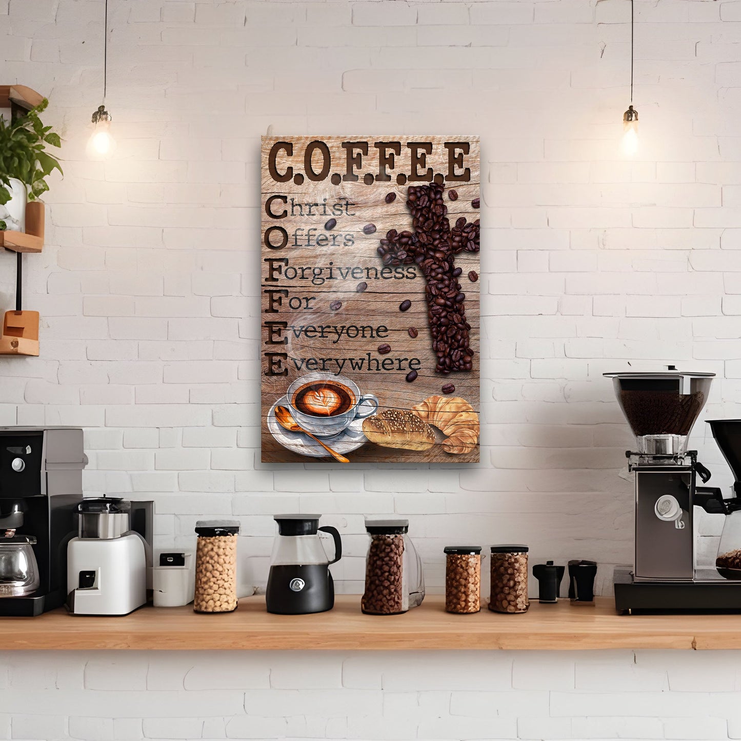 Fueled by Christ & Coffee III Sign