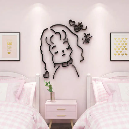3D Wall Stickers for Bedroom Decor and Makeover