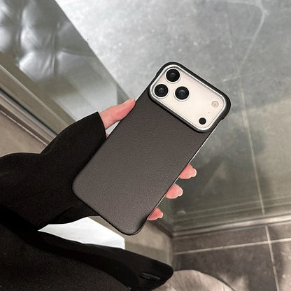 Ultra thin Frameless Case For Iphone 17 Pro Max Matte Leather Texture Cases for IPhone 17 Air 16 15 14 Pro Max 17pro Cover Shell