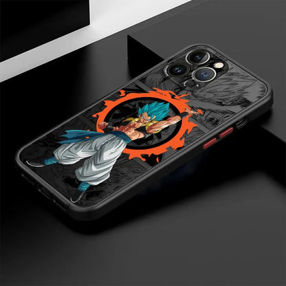 Soft Cover Case for iPhone XR 14 15 Pro MAX XS 11 Plus 11 12 13 Mini 8 7 SE 16 14Pro 12Pro 16 Plus Dragons Balls Goku DBZ