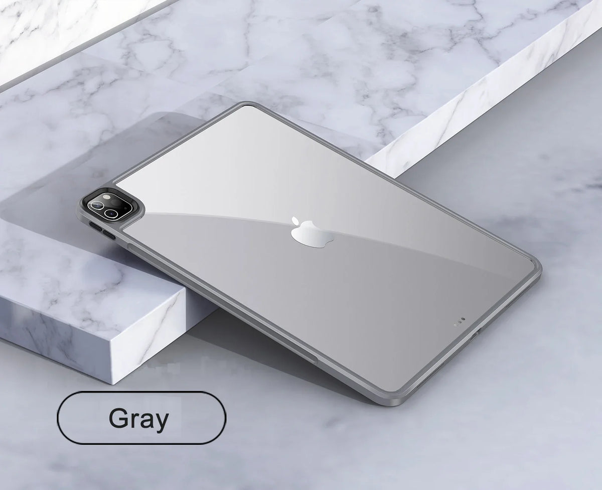 Clear Transparent Case For iPad Air 4 5 Pro 2024 11 12.9 10.2 13 MINI 6 7 8 9 10 Generation Sleeve Shockproof Hard Cover Funda