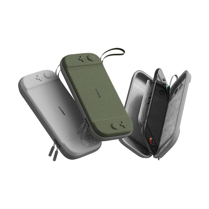 Hagibis Portable Carrying Case for Switch 2 Traveling Bag Hard Shell NS Accessories Protective Cover with 10 Games Cartridges