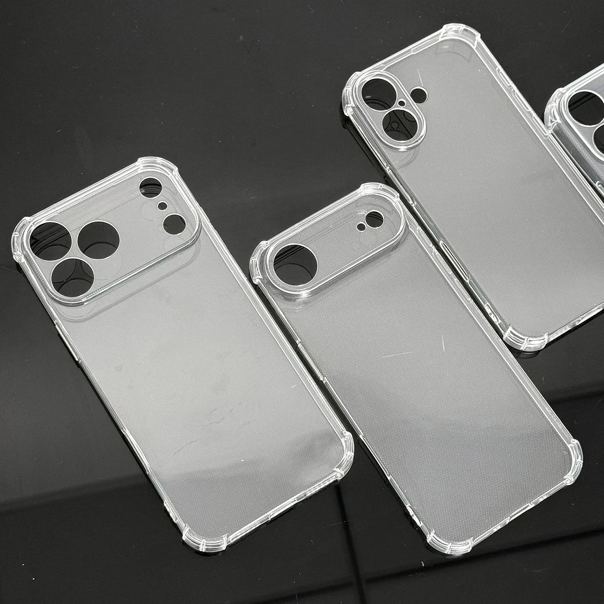 17Pro Shockproof Phone Cases Transparent Corner Protectors Phone Cover for IPhone 17/17 Air/17 Pro/17 ProMax Anti-scratch Case