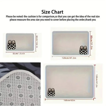 Cute Cat Pattern Entrance Door Mat Welcome Mat Bathroom Kitchen Non-slip Floor Carpet Washable Bedroom Home Decoration Small Rug
